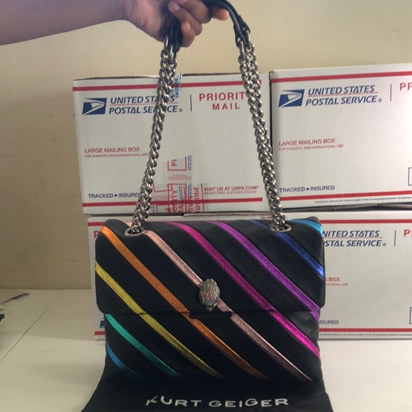 Kurt Geiger Handbags - - - Kurt geiger London Large  Kensington Rainbow Shoulder bag